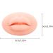 3D Silicone Lip Practice Skin - Fake Piercing Lip Model for Makeup Training | International Shipping Available - Buy Online on SooperMarket.com