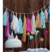 Binpeng 9.8in Blue Tissue Paper Tassel DIY Hanging Decorations - 20PCS 25cm Blue Garland for Party, Wedding, Baby Shower - Buy Online on SooperMarket.com