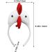 WRITWAA 1Pc Chicken Hair Hoop Easter Headbands Cartoon Rooster Hair Bands for Halloween Decorations Animals Ears Headdress Cute Headbands for Cosplay Party White - Buy Online on SooperMarket.com