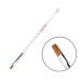 Emmi Nail Gel Brush Size 6 | 100% Real Hair for Gel Nails | Acetone Protected | Transparent Acrylic Stem & Narrow Tip for UV & LED Gel - Buy Online on SooperMarket.com