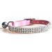Buy Chukchi Cat Collar - Soft Velvet Adjustable Pink Glittering Stones & Bells - 27.9 cm for Small Dogs & Cats (2 Pieces) - Buy Online on SooperMarket.com