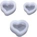 3pcs Silicone Molds Heart Silicone Casting Art Molds Japanese Cute Serving Plate Epoxy Jewelry Molds Crystal Drop Mold Jewelry Making Mold Cake Mold Accessories White M White - Buy Online on SooperMarket.com