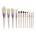 Super Soft Morandi Color 12Pcs Professional Makeup Brush Set | Premium Cosmetic Brushes for Flawless Makeup Application - Buy Online on SooperMarket.com