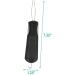 Button Hook Helper 6 Pcs Puller Zipper Helper Pull for Dresses Dressing Hook Button for Clothes Sticky Hooks for Hanging Rope Tab Black 18.4*3.2cm Black - Buy Online on SooperMarket.com
