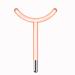MayBud Portable Handheld High Frequency Y Glass Tube Wand (neon)
