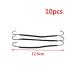 10 Pcs Horse Chant Rubber Elastic Hook Hair Bands - Premium Hair Jewelry & Styling Tools for Women - Buy Online on SooperMarket.com