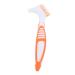 Beaupretty Turtle Shell Cleaning Brush grip cleaning brush turtle cleaning brush aquatic animal cleaning brush hamster cleaning brush toothbrush cleaner tool reptile care plastic water turtle 16x5cm As Shown 2