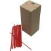 Pack of 500 - Heat Resistant Disposable Drinking Straws 20cm Long Standard Size (Red 500) - Buy Online on SooperMarket.com