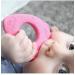 Lanco Teething Ring Heart - 100% Natural Rubber Pink - Safe for Babies - 200g - Buy Online on SooperMarket.com