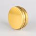 Zeoabsy Set of 10 Gold Aluminum Empty Jars - 60ml Cosmetic Cream Tins with Screw Lid & Spatulas - Perfect for Ointments Candles and More - Buy Online on SooperMarket.com
