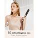 ANGENIL Travel Hair Straightener Brush Nano Ceramic Titanium 4 Heat Settings Dual Voltage for Black Hair & Beards Frizz-Free Finish Auto Shut-off - Buy Online on SooperMarket.com
