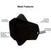 Kids Black KF94 Certified 4-Layer Face Mask (Pack of 10) - Adjustable Strap, Ages 4-10, Made in Korea - Respirators for Children - Buy Online on SooperMarket.com