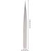 Eyelash Extension Tweezers - Stainless Steel Precision Grafting & Blooming Straight Tweezers for Accurate Application - Buy Online on SooperMarket.com