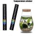CENPEK 3Pcs Aquarium Thermometer Strip - Digital Temperature Sticker with Dual Scale for Accurate Fish Care - Buy Online on SooperMarket.com