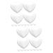 Beavorty 60 pcs Nail glass color card nail tips practice board nail color display nail color chart beads false nail display tips nail varnish color chart clear glass manicure nail frame