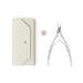 LUCANUS Premium Cuticle Cutter Stainless Steel Cuticle Nippers with Hand-Sharpen Blades Cuticle Clippers for Nail Care Pedicure Manicure Nail Tools (Silver)