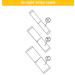 Walker Tape Lace Front Support 3/4 x 3 Straight Strip Blue Liner - 36pcs/bag - Buy Online on SooperMarket.com