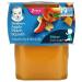 Gerber Apple Peach Squash 2nd Foods 2 Pack 4 oz (113 g) Each