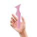SHANPIN Eyeliner Stencils  Reusable Silicone Eye Makeup Assistant Tool  Mascara Shield Applicator Guard  as Eyelash Shield/Eyebrow Shaping/Jaw Line/Lip Line for Beginners(5 in 1 Pink)
