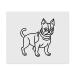2 x Microfiber Cleaning Cloths "Boston Terrier Dog" (LC00024467)