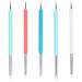 Minkissy 5st Nadelstift made of silicone point malpinsula manicure kits nailart dotting pen manicure-pencil DITING TOOL FOR NAILS THOUT THE NAIL-ART-brush art design brush nail pebble gel 5 colors