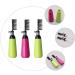 Lurrose 3pcs 130ml Hair Dye Bottle Root Comb Applicator Bottle Hair Coloring Dyeing Dispensing Bottle Container for Home Shop Scalp Treatment Perming Tools (Random Color) - Buy Online on SooperMarket.com