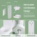 Chepl Electric Toothbrush Holder - 6-Piece Self-Adhesive Wall Bracket for Bathroom & Kitchen - No Drilling Needed - Buy Online on SooperMarket.com