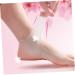 minkissy 3 Pairs Silicone Socks for Dry feet Silicone Heel Sleeves Sock Heel Protectors high Heel Sleeve Shoe Filler Foot moisturizing Socks Heel Support Foot Socks Comfortable White - Buy Online on SooperMarket.com