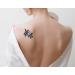 Ocean-Inspired Temporary Tattoo - Long Lasting Navy Blue Turtles Design for Adults - 4 Sheets - Buy Online on SooperMarket.com