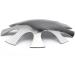 Deep Oval French Smile Line Nail Cutter - 9 Sizes | HJ-NAT200-FS13 - Buy Online on SooperMarket.com