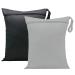 2 Pcs Wet Bags 13x14 inch Wet Dry Bags Nappy Changing Bags Wet Laundry Bag Waterproof Dry Wet Bag Cloth Nappy Wet Bags Organiser Pouches Cloth Diaper Bag for Babies Swimming Camping Travel Gym Beach 2Pcs-30*35cm-black/grey