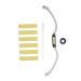 Baluue 1pc Microblading Eyebrow The Tools Eyebrow Measure Tool Silver Eyebrow Positioning Tool