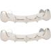 Party Teeth Brace Compatible Fashionable Hip Hop Brace Brass for Party for Halloween for Music Concerts(Silver) - Buy Online on SooperMarket.com