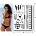 Terra Tattoos Black Henna Temporary Tats - 75+ Mandala, Feathers, Dream Catcher, Arrows - Waterproof, Nontoxic, Long Lasting - Perfect for Beach, Festivals & Parties - Buy Online on SooperMarket.com