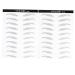 Gogogmee 2 Pairs 4d Imitation Eyebrow Makeup Brow Sticker Simulation Eyebrow Disposable 3d Makeup Tools