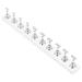 WOFASHPURET Metal Stand 1 Set Nail Art Base Press on Nail Stand Beauty Nail Display Acrylic Metal Nail Mud Creative Nail Display 19.50X2.00X0.80CM Silver