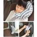 Soft Comfort Car Seat Belt Cover for Kids | Safety Shoulder Pad & Neck Support | Grey Stripe | Universal Fit for Boys & Girls - Buy Online on SooperMarket.com