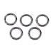 Yosoo Health Gear EDC Ring buckle locking carabiner 5PCs Zinclegation round carabiner spring snapp clips hook keychain key ring buckle