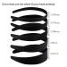 ANBALA Black Headbands for Women - 5 Pack of Plain DIY Satin Headbands in Various Sizes - Non-Slip and High Elasticity Headbands for Women and Girls - Buy Online on SooperMarket.com