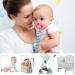 4PCS Baby Pacifier Chain Clips - Secure & Stylish Pacifier Holder for Boys & Girls | Durable Fabric Bands - Buy Online on SooperMarket.com