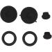 Hiraith Eyeglass Ear Grips - Elastic & Durable Black Ear Hooks (10 Sets) for Sports - Rubber Plastic Eyewear Accessories - Buy Online on SooperMarket.com