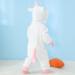 COOKY.D Baby Hooded Rompers | Winter Flannel Jumpsuit Pajamas | 18-24 Months | White - Buy Online on SooperMarket.com
