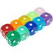 100pcs 16mm Rounded Translucent Game Dice Set with Blue Bag - Perfect for Yahtzee, Tenzi, Farkle, DND, MTG, RPG - Ideal for Math Teaching - Buy Online on SooperMarket.com