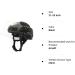 Airsoft MICH 2000 ACH Tactical Helmet with Clear Visor, NVG Mount & Side Rail - Black - Buy Online on SooperMarket.com