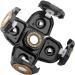 Replacement Shaver Blade Heads - 5 Heads Electric Razor for Beard & Face - Easy Install (Black+Gold) - Buy Online on SooperMarket.com