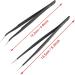 Stainless Steel Eyelashes Grafting Tweezers Makeup Tweezers Tool for Eyelashes Extension Nail Art Decoration for Professional Salon or Home Use(3#) - Buy Online on SooperMarket.com