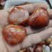3pcs Natural Heart-Shaped Colorful Red Carnelian Agate Flame Geode Beautiful Crystal - Buy Online on SooperMarket.com