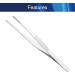 Heyiarbeit 2pcs 7-Inch Lenght Stainless Steel Straight Blunt Tweezers with Serrated Tip Daily Garden Tool - Buy Online on SooperMarket.com