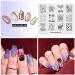 Christmas & New Year Fireworks Nail Art Stamping Plate - DIY Manicure Print Tool - Buy Online on SooperMarket.com