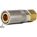 Paintball PCP 1/8" NPT Female Thread Coupler HPA CO2 Air Tank Refill Connector Quick Disconnect Quick Release Adapter Fitting 1/8'' NPT Female - 8mm - Buy Online on SooperMarket.com